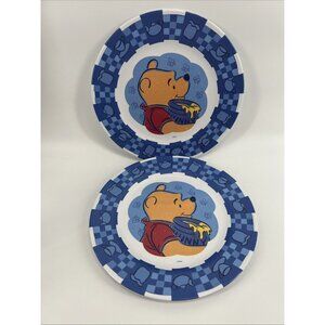 Lot Of 2 Disney Winnie The Pooh Plates 11" Zak Designs